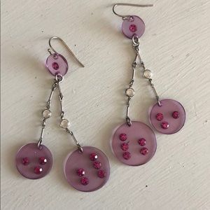 Vintage Henri Bendel Lucite Earrings